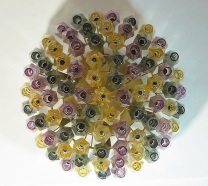 Murano Lysekrone | 84 Multifarge Poliedriglass