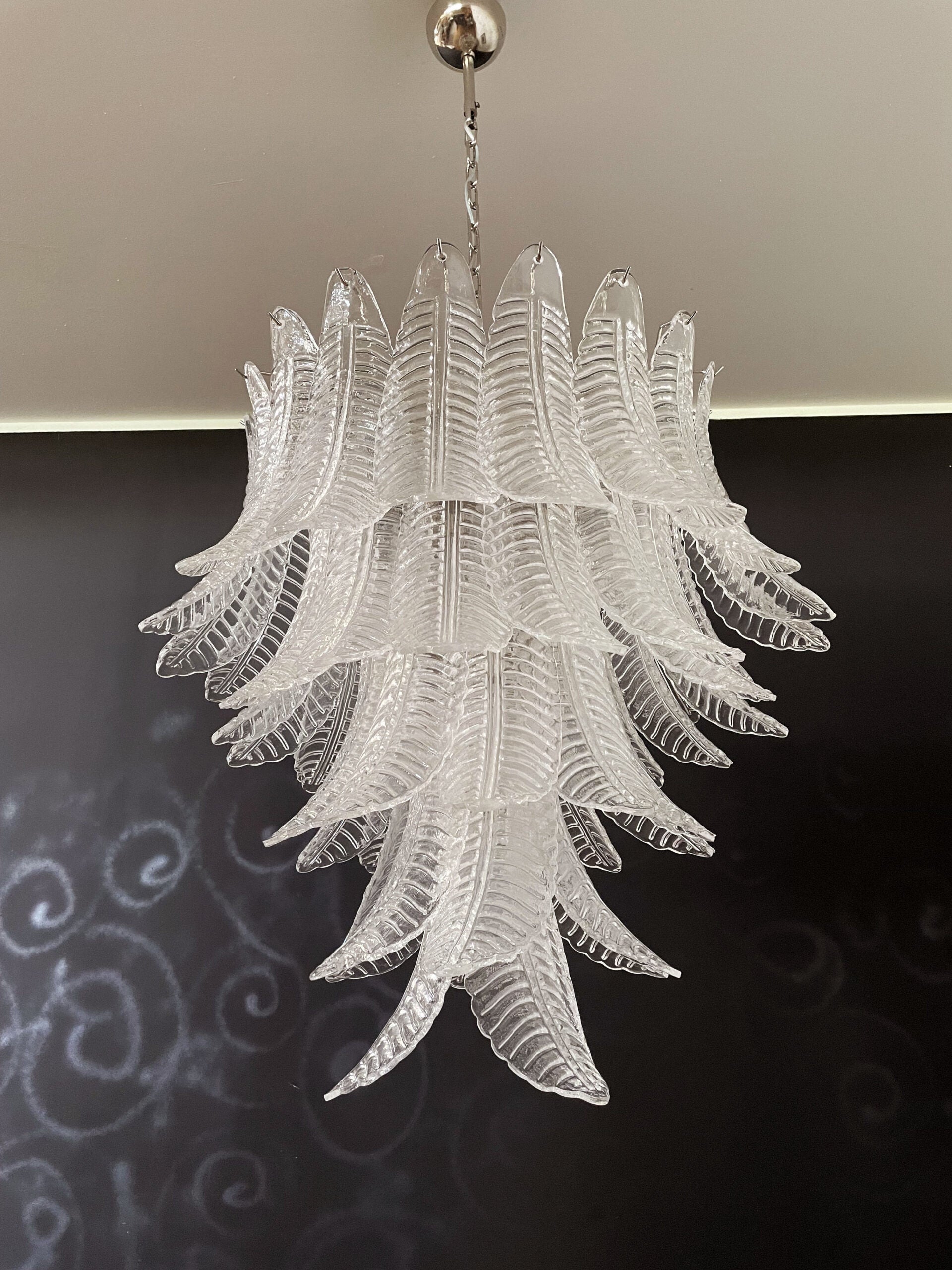 Murano Lysekrone | 52 Klare Felciglass