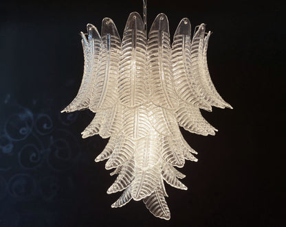 Murano Lysekrone | 52 Klare Felciglass