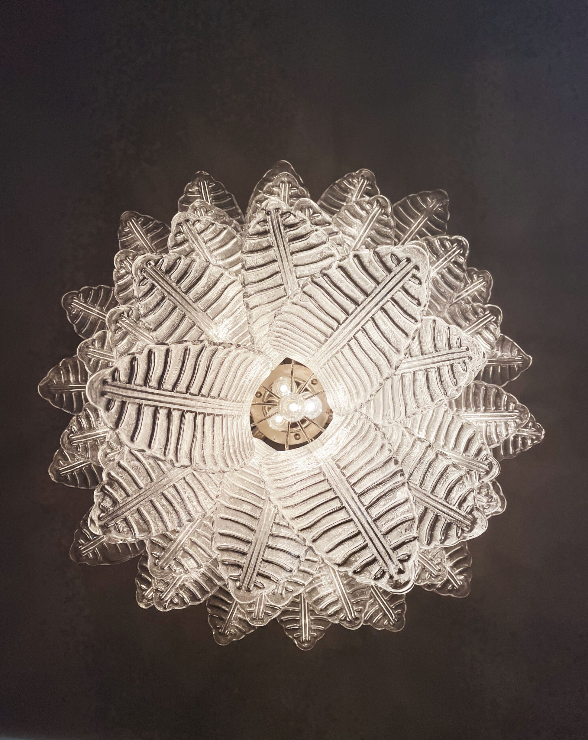 Murano Lysekrone | 52 Klare Felciglass