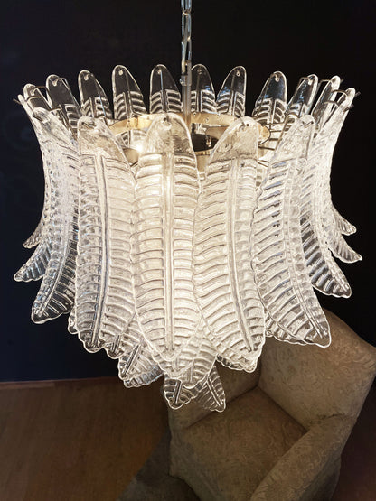 Murano Lysekrone | 52 Klare Felciglass