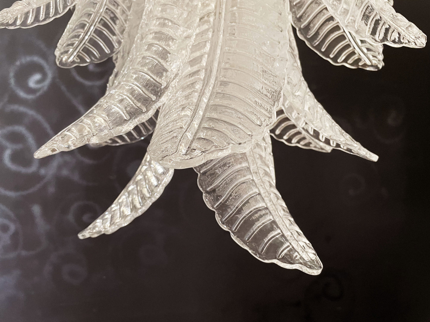 Murano Lysekrone | 52 Klare Felciglass