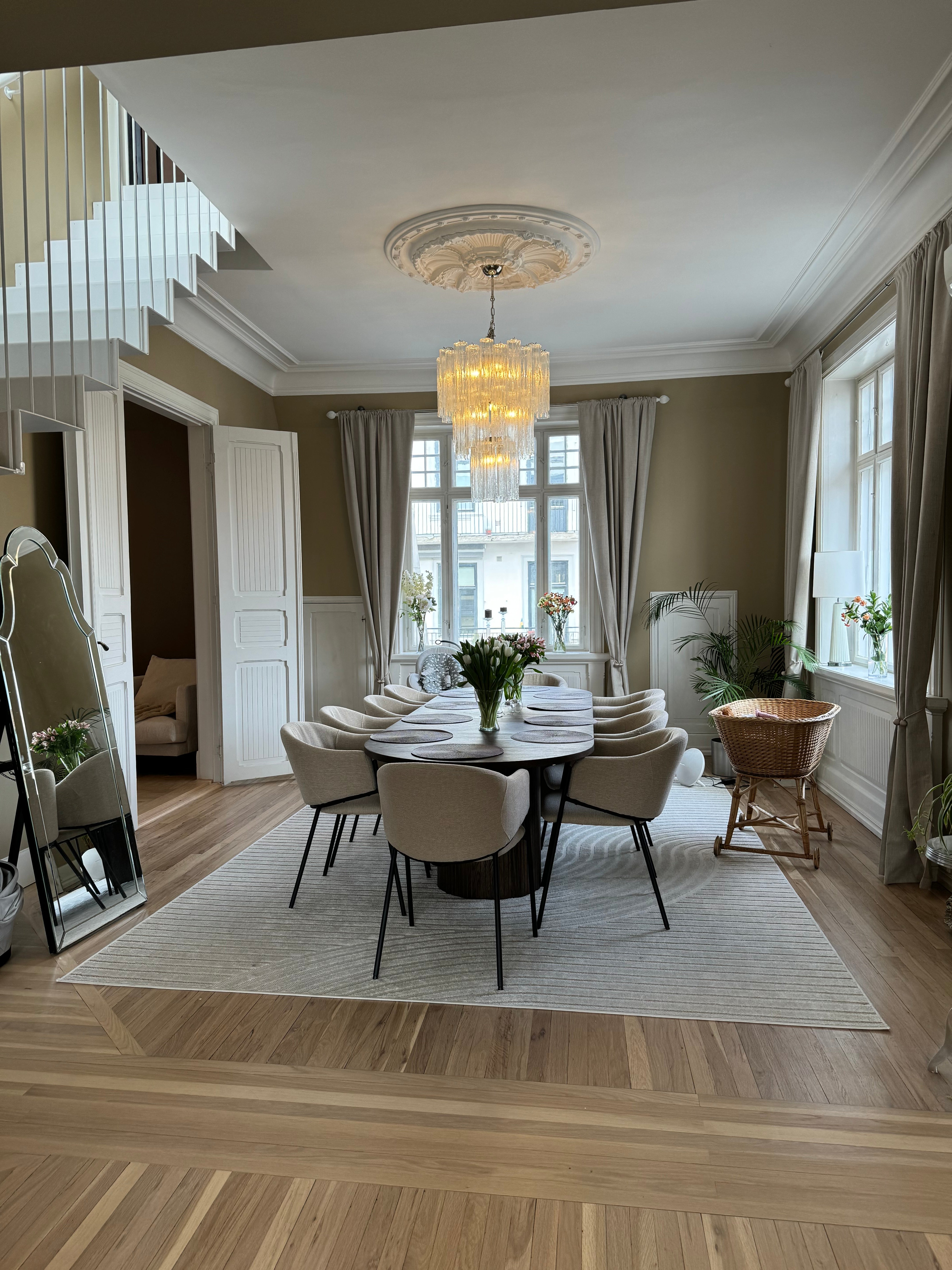 Murano Lysekrone – 48 Klare Glassrør – detalj 6 – Murano Classics