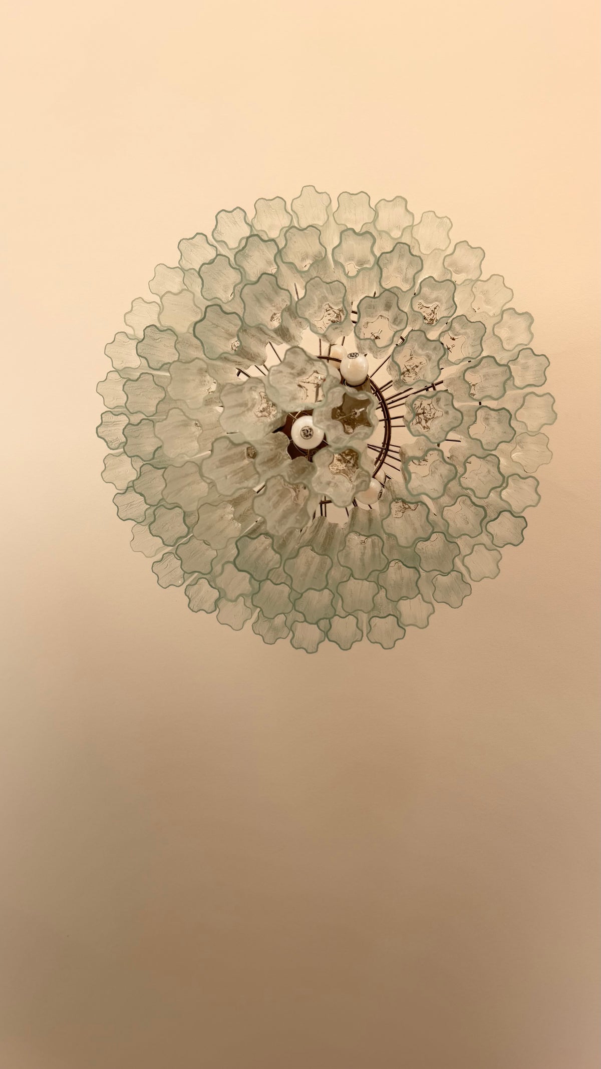 Murano Lysekrone | 78 Klare Glassrør