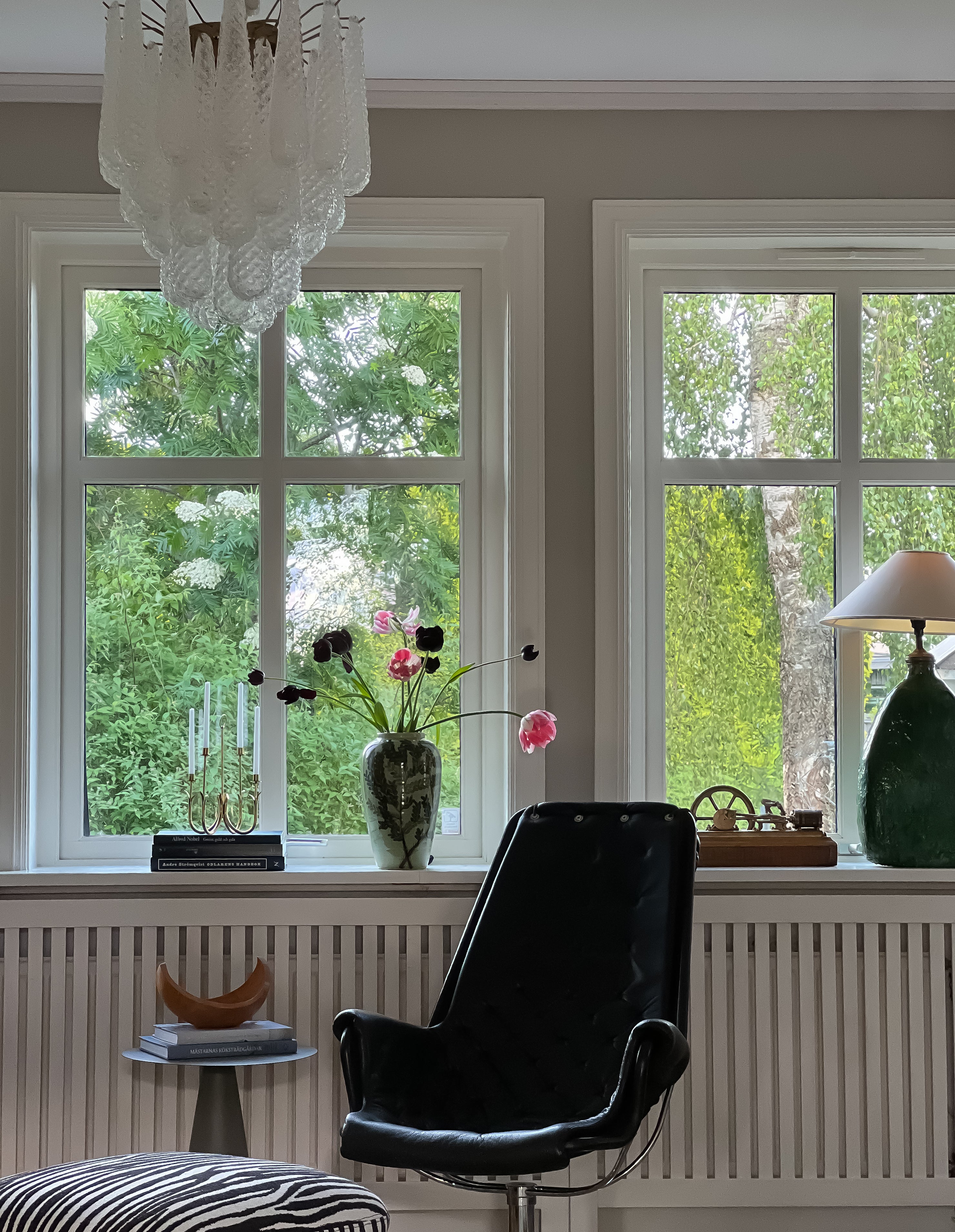 Murano Lysekrone | 41 Klare Dråpeglass