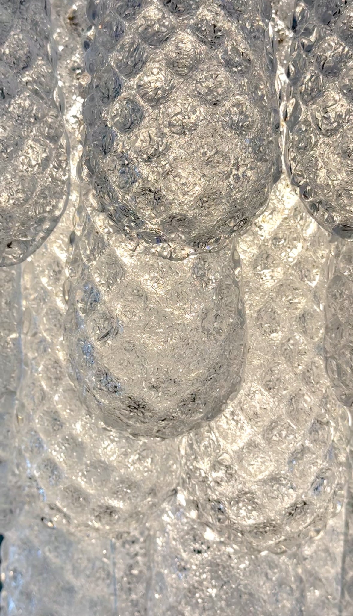 Murano Lysekrone | 41 Klare Dråpeglass