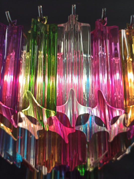 Murano Vegglampe | 63 Multifarge Prismeglass | 2 stk