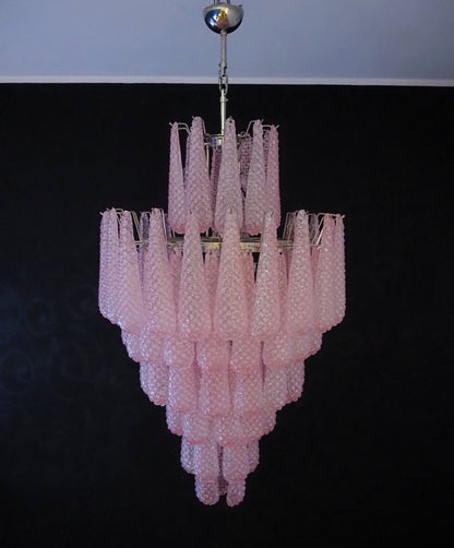 Murano Chandelier | 85 Pink Dropper