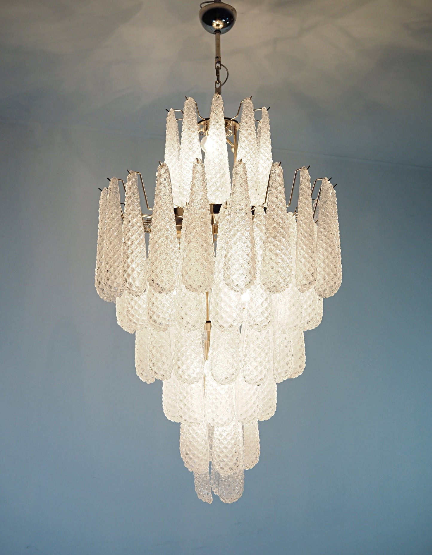 Murano Chandelier | 85 Clear Droppers